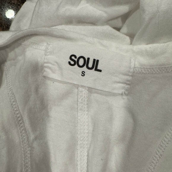 SOULCYCLE White Racerback Muscle Tank Top. Sz Small - Picture 6 of 7